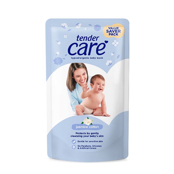 Jasmine cotton shower cream 600ml doy pack