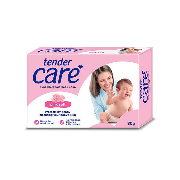 Pink Soft Baby Soap 80g