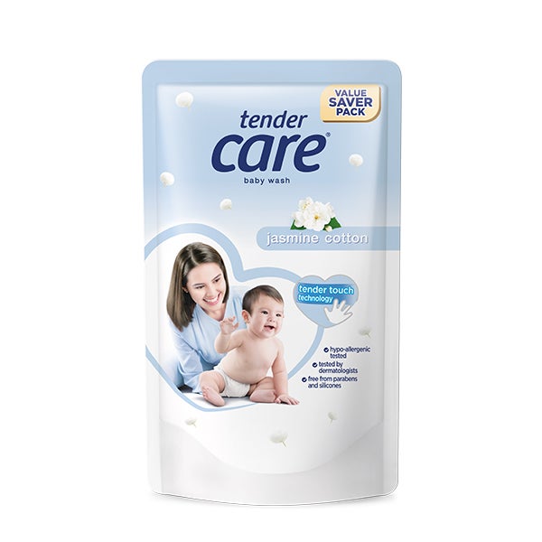 Jasmine cotton shower cream 600ml doy pack